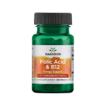 SWANSON FOLIC ACID & B12 CPS A30
